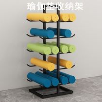 Yoga mat storage rack finishing rack fitness room yoga studio yoga studio