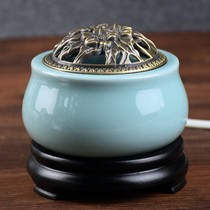 Timing temperature adjustment electronic sandalwood stove ceramic aromatherapy oven agarwood oven essential oil plug-in aromatherapy lamp sawdust 0916S