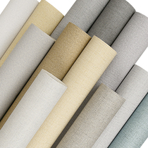 Modern simple plain wallpaper Japanese linen pattern Bedroom living room dining room background wall Nordic 3d wallpaper waterproof