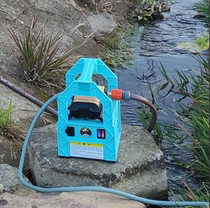 Small pump agricultural irrigation lithium battery rechargeable vegetable watering machine household pump vegetable field watering