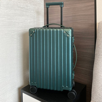 Export Japan Jin Deng Shi luggage Aluminum frame anti-scratch rod box universal wheel password suitcase men and women 24 inches 26