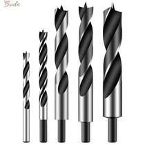 Thread 8 new mm three-tip three-pointed spiral drill bit 7mm5mm twist 9mm woodworking reaming drill bit Wood