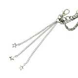 Korean version of the belt female ins cool dark punk style chain trousers pants chain wild decoration