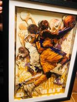 (Spot) Saga Mystery Gallery 3D Paper Art Stereo Painting Eternal Mamba Kobe