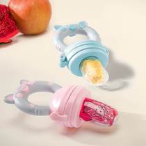 Baby teether fruit and vegetable music bite music eat fruit molar stick baby food supplement
