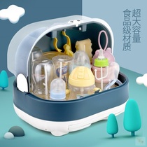 Baby bottle storage box baby tableware storage box disinfection auxiliary Food Bowl Spoon tool small storage small