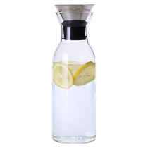 800 1000ml High Borosilicate Glass Cold Water Kettle Jug Tra