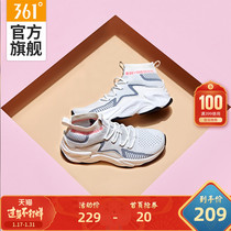 Q-play 361 women's shoes sneakers new running shoes in autumn 2019 women's high top casual shoes Q cube running shoes