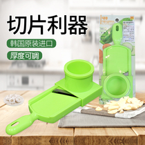 Garlic Slice Cutting Machine Garlic Artifact Lemon Slice Garlic Slice Multifunctional Cooking Machine Ginger Slice Cucumber Slice