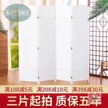 Wind home single fan screen partition partition partition wall porch cabinet Chinese small apartment economy modern simple living room