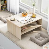 Small window coffee table simple modern tatami small table window sill square table floor table mini Japanese sitting low table