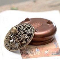 Three-legged incense burner incense burner copper incense burner copper incense burner household pan incense burner for Xuande stove