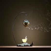 Zen reverse incense burner ornaments creative new Chinese living room entrance tea room clubhouse desktop aromatherapy stove