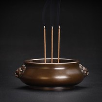 Brand copper incense burner large Pan incense line incense burner incense home offering sandalwood indoor tea ceremony incense incense burner