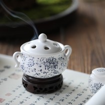 Ceramic agarson incense burner electronic incense burner aromatherapy electric incense burner electric incense burner plug-in household adjustable temperature