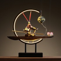 Creative lamp circle back incense burner ornaments home indoor living room porch desktop room sandalwood Aroma Burner decorations