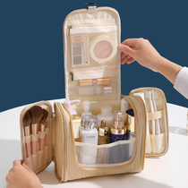 Cosmetic bag female 2021 new ins super fire portable large-capacity storage bag waterproof portable wash cosmetic bag