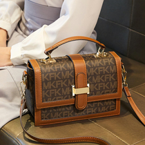 French ZAMP designer womens bag premium sense leather Joker Hand bag shoulder bag retro casual crossbody small square bag