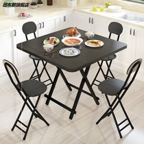  Bedroom square small wooden table Simple creative folding table European multi-function support small apartment stall balcony e