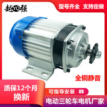 Electric tricycle modification 24V36V48V60V550W to 1500W lawn mower DC brushless center motor