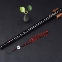 Flute bamboo flute beginner student Adult basic bamboo flute male and female ancient bagpipe black flute Beginner flute Beginner flute