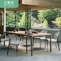 Outdoor Leisure Patio Table And Chairs Garden Villa Open-air Balcony Rattan in sunscreen Waterproof Prototype Room Outdoor Furniture