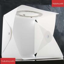 Circular jewelry folding room photography LED lightbox photography mini