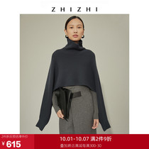 ZHIZHI ZHIZHI long song advanced sense sweater blouse 2021 early Autumn New loose temperament super short wool