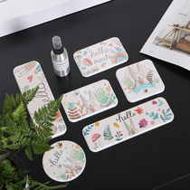 Diatom mud soap tray soap pad washing table cushion absorbent quick-drying diatomaceous earth coaster electric toothbrush pad drain pad