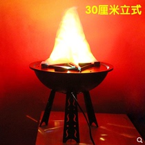 Simulation flame lights Halloween decorations Haunted house wedding bonfire props electronic Brazier lights fake flame flames lights