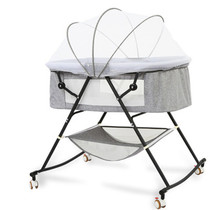 Crib newborn comfort coax baby portable baby shaker foldable baby lathe dual-purpose newborn artifact