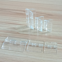 Transparent acrylic hinge hinge cabinet door foldout plastic loose-leaf synthetic leaf door hinge page-turning