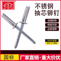 Factory direct stainless steel blind rivets stainless steel rivets Latin open flat round head cap nail Willow nail