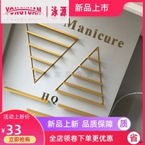 Nail shelf wall hanging Nordic simple nail polish display shelf wall triangle shelf nail polish glue shelf iron art