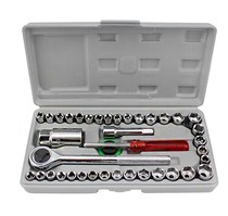 Auto repair tool set car fast ratchet socket mid-flight wrench set car repair hardware multi-function