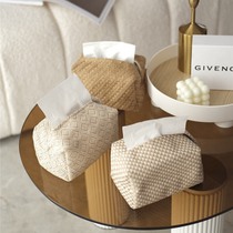 Rueen Day Style Cotton Numb Art Paper Towel Box minimalist Cebu Recessed Styling Cramming Box Cashier Bag Creative Home Living Room