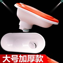Simple toilet decoration site temporary urination stool pool plastic with lid deodorant squat toilet squat toilet