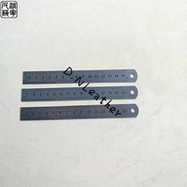 Stainless steel ruler 20 30 50 100cm double-sided scale steel ruler Leather material leather measurement cutting leather cutting
