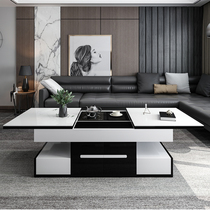 Kung Fu tea several tea tables integrated intelligent electric lifting multi-function retractable living room dual-use office household tea table