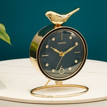 Light luxury simple clock living room home clock clock desk clock Nordic modern study desktop pendulum clock bedroom desk clock