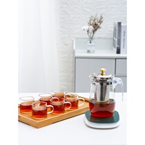 玻璃飘逸杯泡茶壶茶杯茶水分离壶套装耐高温大容量茶壶单玻璃茶具