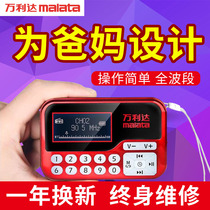 Malata Wanlida T01 portable Chinese display lyrics synchronization Radio card U disk small audio