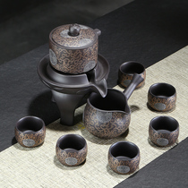 Premium purple sand tea set set set whole set of tea set automatic tea making Chinese living room drinking tea supplies holiday gift box