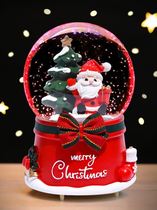 Christmas gift children Santa Claus crystal ball music box to send girls and girls Music Box Creative Gifts