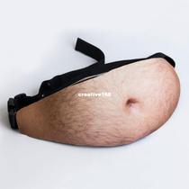 Fat Beer Belly Dad Bag Fake Hairy Flesh Colored Daddy Fat Be