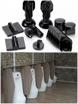 Public toilet partition board school toilet anti-double waterproof moisture-proof site particle board hotel aluminum honeycomb board