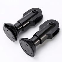 Public toilet partition fittings black nylon toilet partition support tripod hinge flat laminated door set door lock