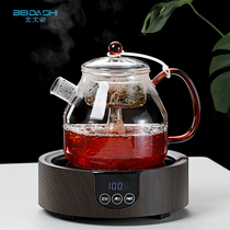 Peking University history kung fu teapot bubble teapot heat-resistant glass cooking teapot single pot high temperature filter large tea cooker