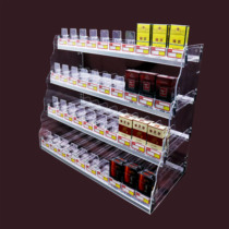 Smoke shelf with automatic cigarette pusher convenience store cigarette display stand display cabinet supermarket front desk smoke cabinet propeller