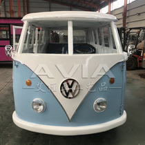Vintage Volkswagen t1 dining car snack car outdoor ice cream car Wedding photography stage prop car Van Mei Chen
